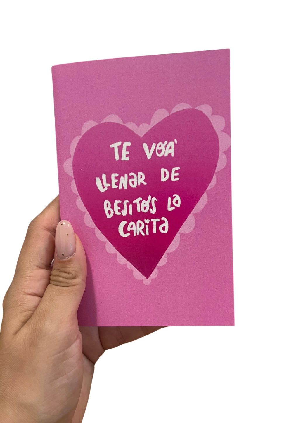 Besitos la carita — Postal