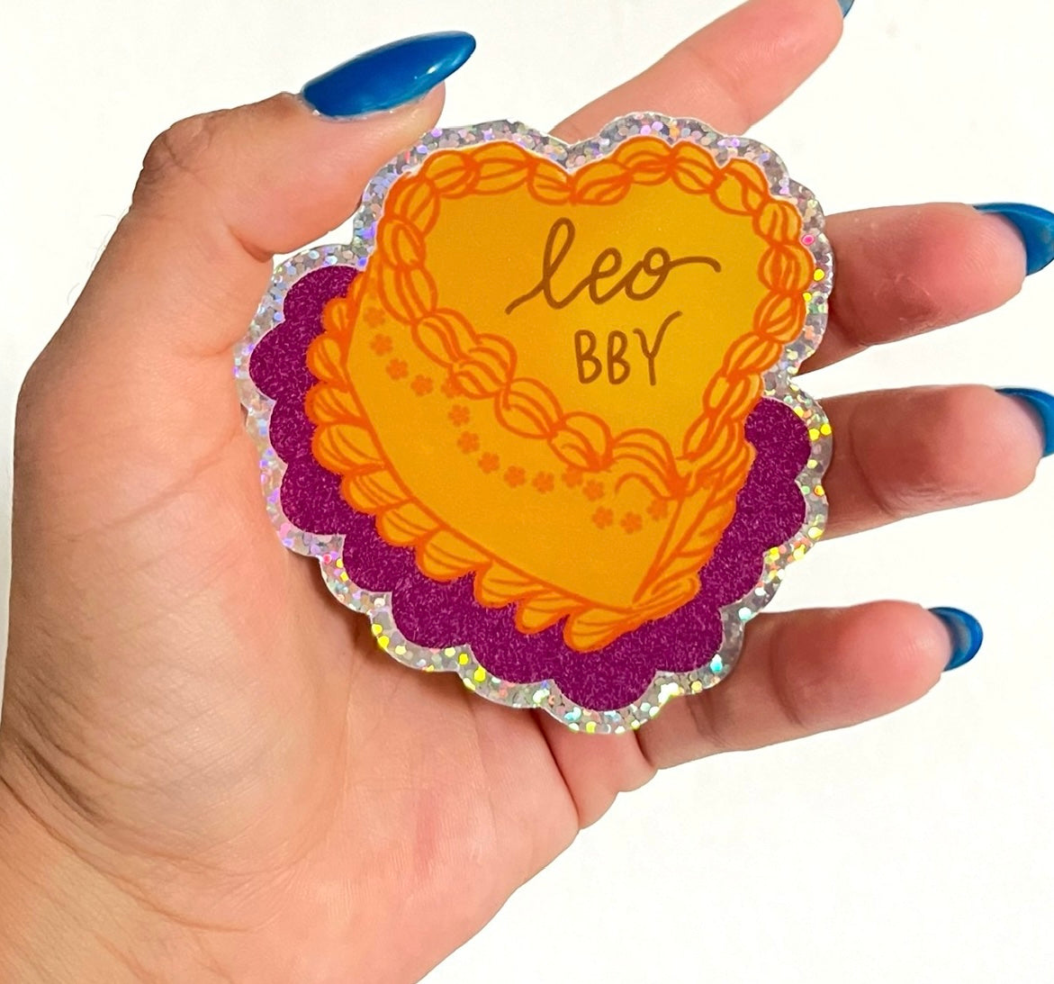 Leo Bby - Glitter Sticker