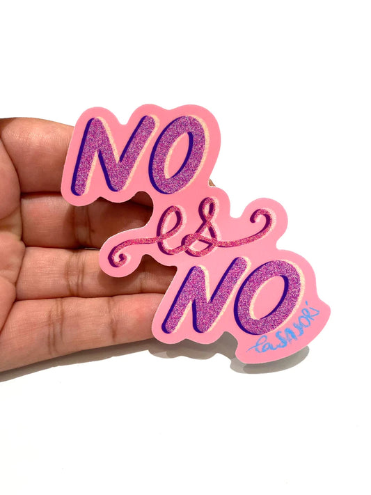 No es no - Sticker